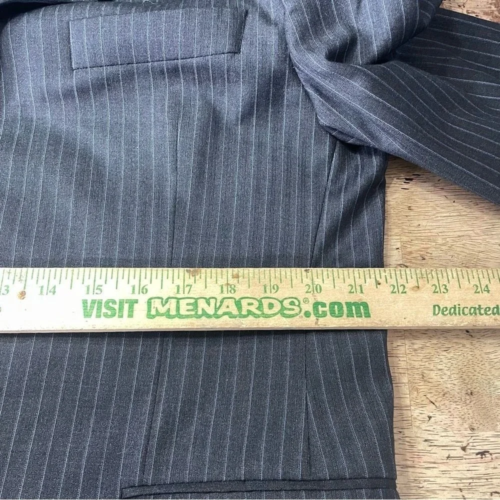 Jack‎ Victor Pinstriped Loro Piana Wool Valuto CT Blazer Jacket Sz 42R